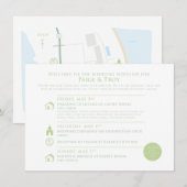 Aangepaste kaart Welkom Bruiloft Kaart voor ANNE (Voorkant / Achterkant)