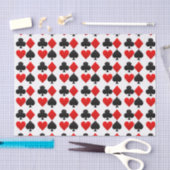Aangepaste kaart, zoals Vegas/Poker Hearts-papier Tissuepapier (Craft)