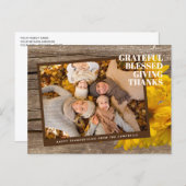 Aangepaste Kaart zonder winstoogmerk met cadeau vo (Voorkant / Achterkant)