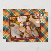 Aangepaste Kaart zonder winstoogmerk met cadeau vo (Voorkant / Achterkant)