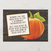 Aangepaste Kaart zonder winstoogmerk met cadeau vo (Achterkant)