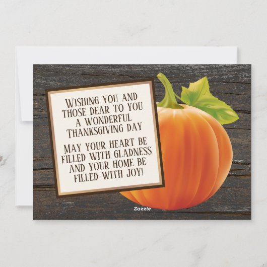 Aangepaste Kaart zonder winstoogmerk met cadeau vo (Achterkant)