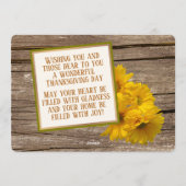 Aangepaste Kaart zonder winstoogmerk met cadeau vo (Achterkant)