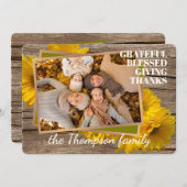 Aangepaste Kaart zonder winstoogmerk met cadeau vo (Voorkant / Achterkant)