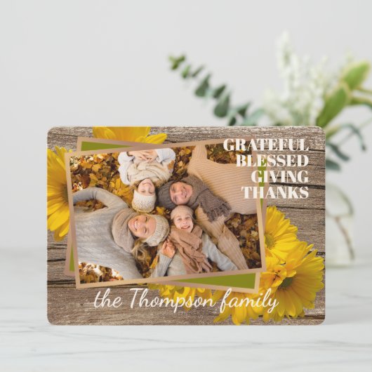 Aangepaste Kaart zonder winstoogmerk met cadeau vo (Staand voorkant)