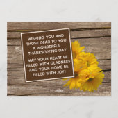 Aangepaste Kaart zonder winstoogmerk met cadeau vo (Achterkant)