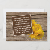 Aangepaste Kaart zonder winstoogmerk met cadeau vo (Achterkant)