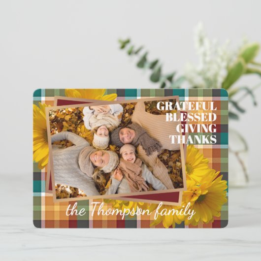 Aangepaste Kaart zonder winstoogmerk met cadeau vo (Staand voorkant)