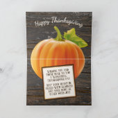 Aangepaste Kaart zonder winstoogmerk met cadeau vo (Binnen)