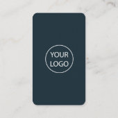 Aangepaste Kaarten modern, Social Media QR Code Visitekaartje (Achterkant)