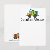 Aangepaste Kaarten Notitiekaartje (Voorkant / Achterkant)