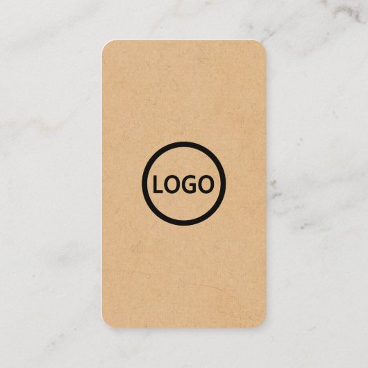 Aangepaste Kaarten Social Media QR Code Kraft Pape Visitekaartje (Achterkant)