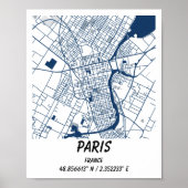 Aangepaste Kaarten, Stad Kaart Prints, Aangepaste Poster (Voorkant)