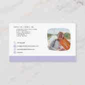 Aangepaste kaarten voor Erica | Niet bewerkbaar Visitekaartje (Achterkant)