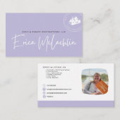 Aangepaste kaarten voor Erica | Niet bewerkbaar Visitekaartje (Voorkant / Achterkant)