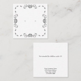Aangepaste  Kaarten voor Floral Lijst die  voor be Contactkaartje