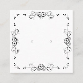 Aangepaste  Kaarten voor Floral Lijst die  voor be Contactkaartje