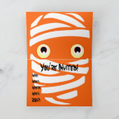 Aangepaste Kaarten voor Halloween Party-uitnodigin (Binnen)