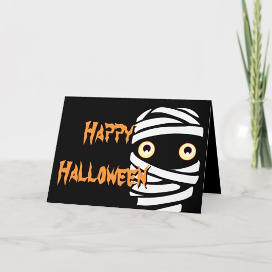 Aangepaste Kaarten voor Halloween Party-uitnodigin (Voorkant)