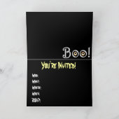 Aangepaste Kaarten voor Halloween Party-uitnodigin (Binnen)