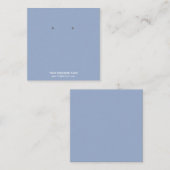 Aangepaste Kaarten voor juwelen die beeldschermen Vierkante Visitekaartje (Voorkant / Achterkant)