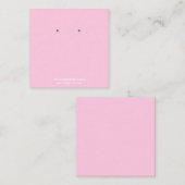 Aangepaste Kaarten voor juwelen die beeldschermen  Vierkante Visitekaartje (Voorkant / Achterkant)