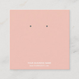 Aangepaste Kaarten voor juwelen die beeldschermen  Vierkante Visitekaartje