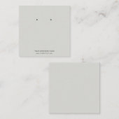 Aangepaste Kaarten voor juwelen die beeldschermen Vierkante Visitekaartje (Voorkant / Achterkant)