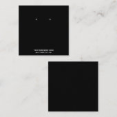 Aangepaste Kaarten voor juwelen die beeldschermen  Vierkante Visitekaartje (Voorkant / Achterkant)