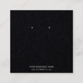Aangepaste Kaarten voor juwelen die beeldschermen  Vierkante Visitekaartje (Voorkant)