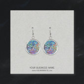 Aangepaste Kaarten voor juwelen die beeldschermen  Vierkante Visitekaartje