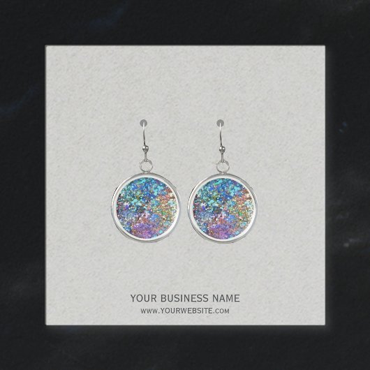 Aangepaste Kaarten voor juwelen die beeldschermen Vierkante Visitekaartje