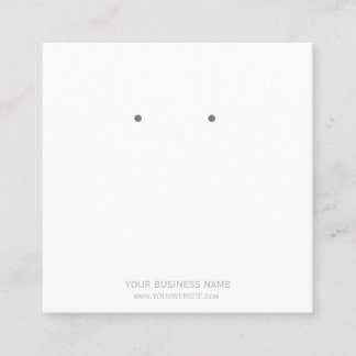 Aangepaste Kaarten voor juwelen die beeldschermen Vierkante Visitekaartje