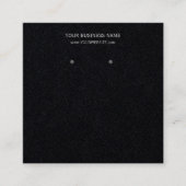 Aangepaste Kaarten voor juwelen die beeldschermen  Vierkante Visitekaartje (Voorkant)