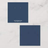 Aangepaste Kaarten voor juwelen die beeldschermen  Vierkante Visitekaartje (Voorkant / Achterkant)