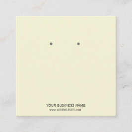 Aangepaste Kaarten voor juwelen die beeldschermen  Vierkante Visitekaartje