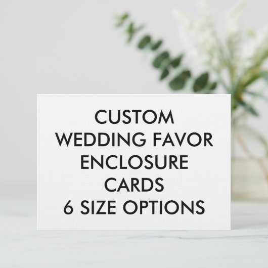 Aangepaste KAARTEN voor weduwschap - LINEN (Staand voorkant)