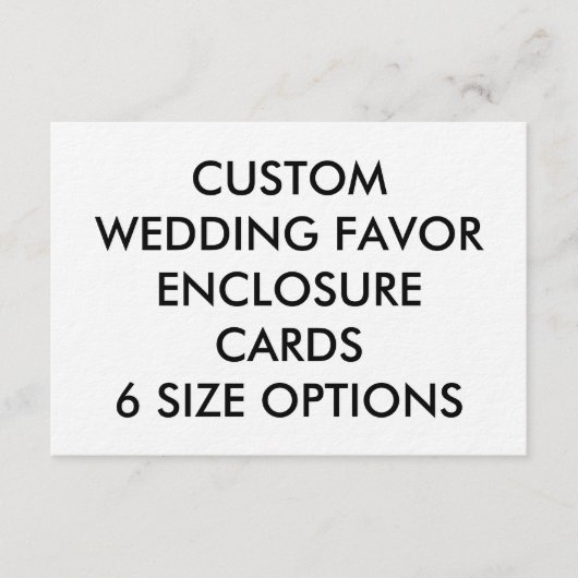 Aangepaste KAARTEN voor weduwschap - ULTRA-THICK (Voorkant)