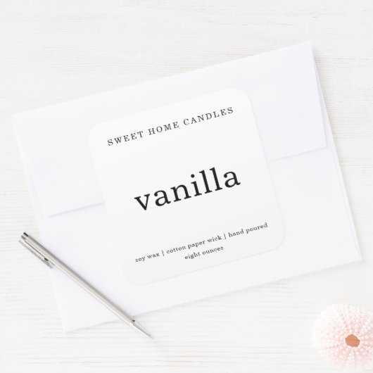 Aangepaste kaartenlabel sticker (Envelop)