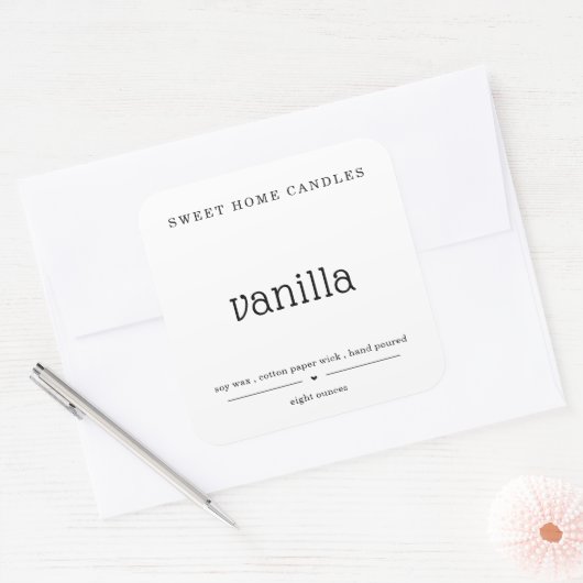 Aangepaste kaartenlabel sticker (Envelop)