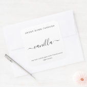 Aangepaste kaartenlabel sticker (Envelop)