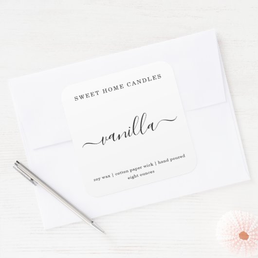 Aangepaste kaartenlabel sticker (Envelop)