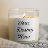 Aangepaste kaartenlabel ticker vierkante sticker