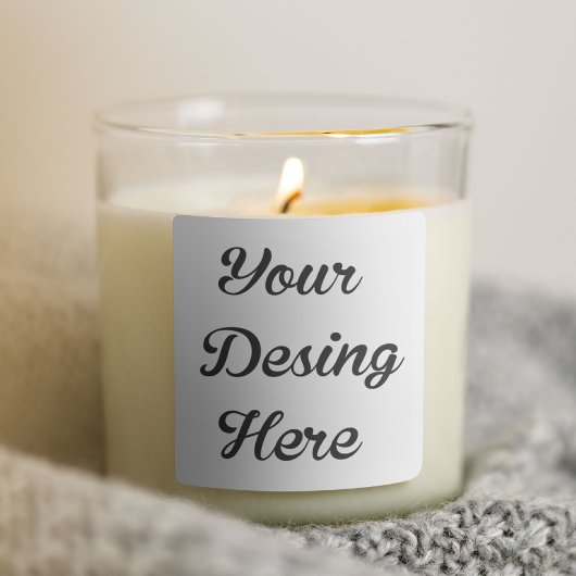 Aangepaste kaartenlabel ticker vierkante sticker