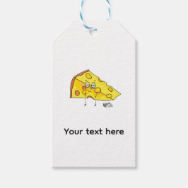 Aangepaste kaas. Rijp. verjaardag Cadeaulabel