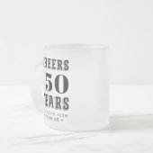 Aangepaste kaasmakerij matglas koffiemok (Voorkant links)