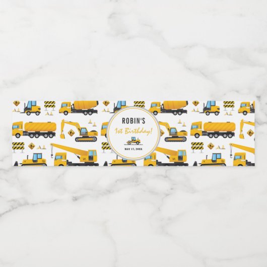 Aangepaste kabelconstructietransporten die als Dri Waterfles Etiket (Enkel label)