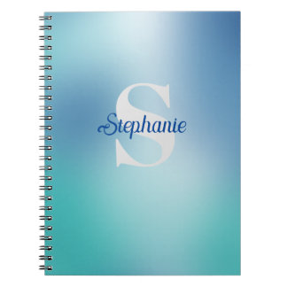 Aangepaste kabelmonogram en voornaam planner notitieboek