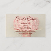 Aangepaste kake en trouwerijwiel ontwerpers Busine Visitekaartje (Voorkant)
