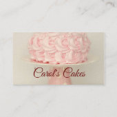 Aangepaste kake en trouwerijwiel ontwerpers Busine Visitekaartje (Achterkant)